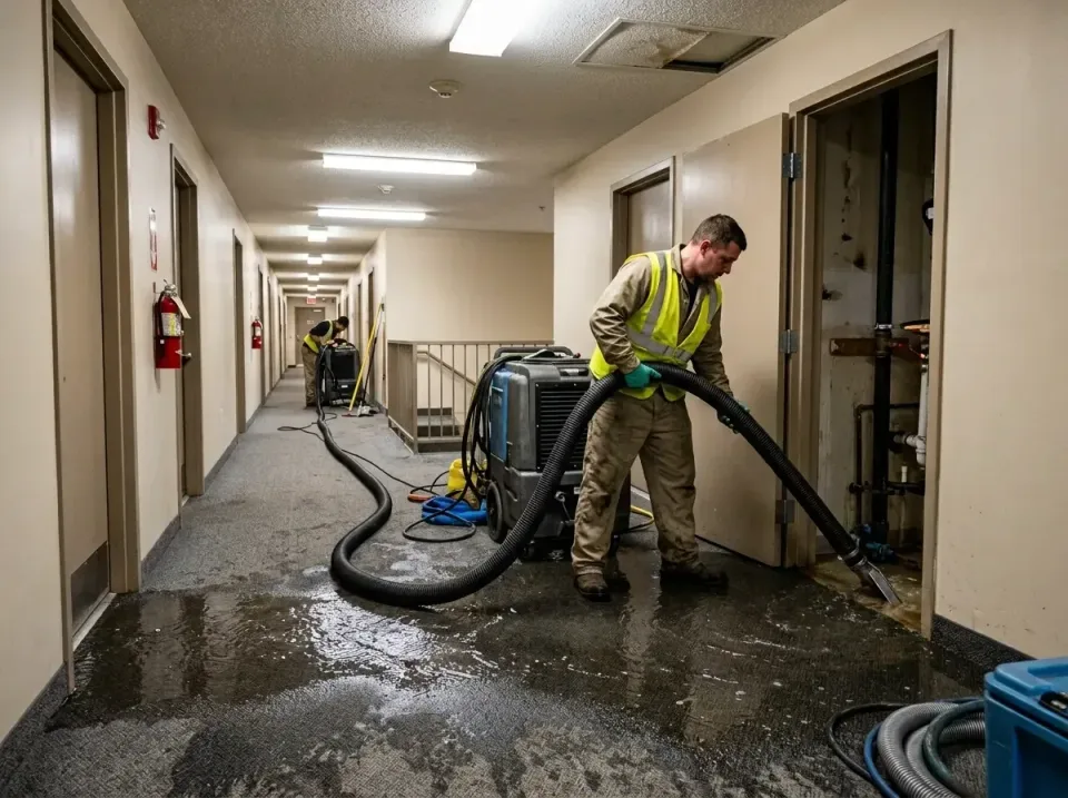 multi-unit-apartment-hallway-f-005 — frequently asked questions, Emergency Burst Pipe Water Extraction & Removal in Kulpsvil…